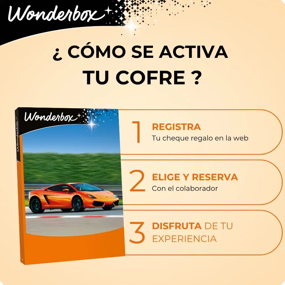 Wonderbox - Caja Regalo - CONDUCCIÓN Extrema - 3.750 experiencias de conducción para Dos Personas