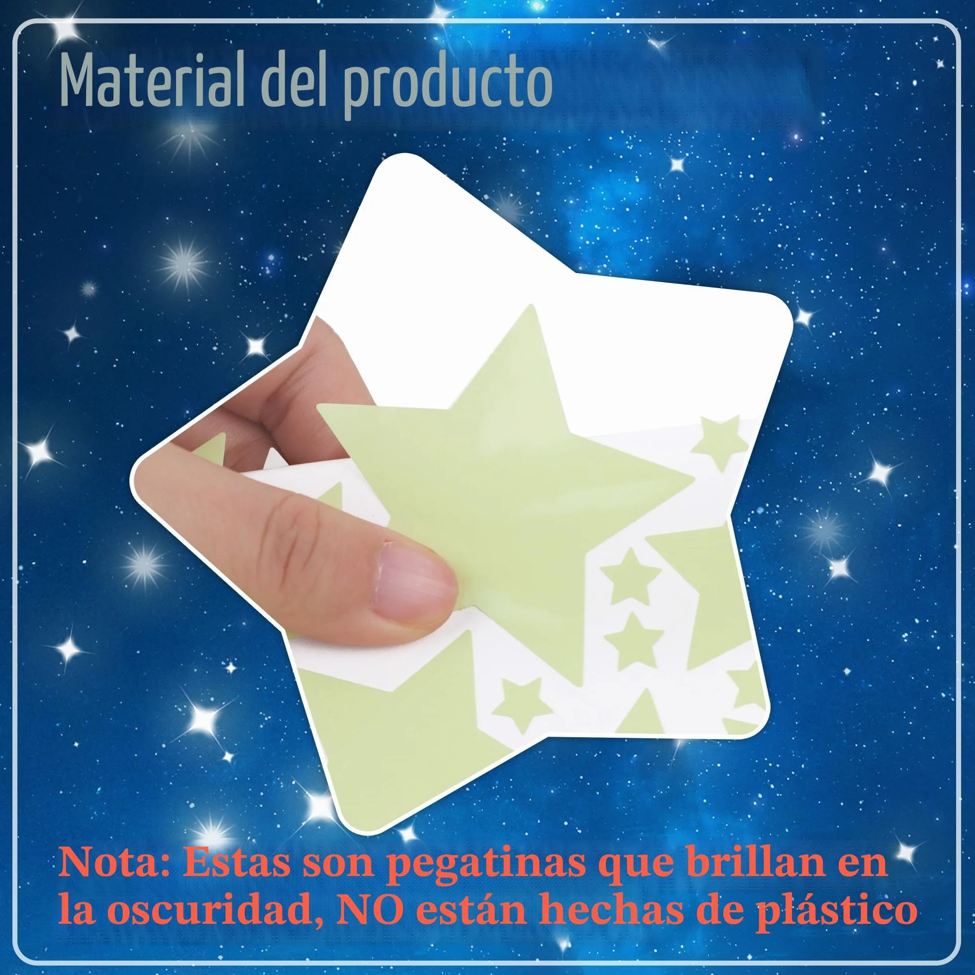 512Pcs Estrellas Fluorescentes Pegatinas Infantiles para Techo Pared Luna Puntos Luminoso Decoracion Habitación