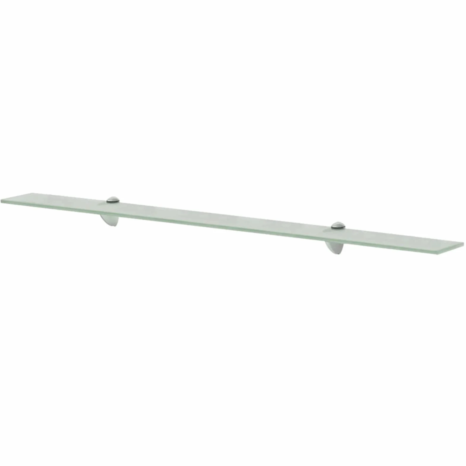 Homgoday Estantes flotantes de cristal, 100 x 10 cm, 8 mm, armario librería, vitrina, librería vertical, ahorra espacio, estantería de suelo, para salón, estudio, modelo 3051517