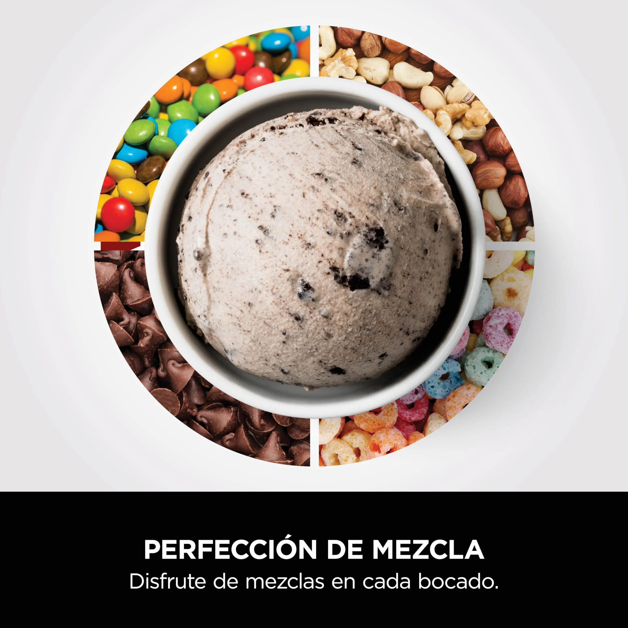Ninja CREAMi Heladera Eléctrica Multifunción - 7 Programas para Helado, Gelato, Sorbete, Smoothie Bowls y Batidos - 2 Tarrinas con Capacidad Total de 1,4 l - Negro y Plata, NC302EU