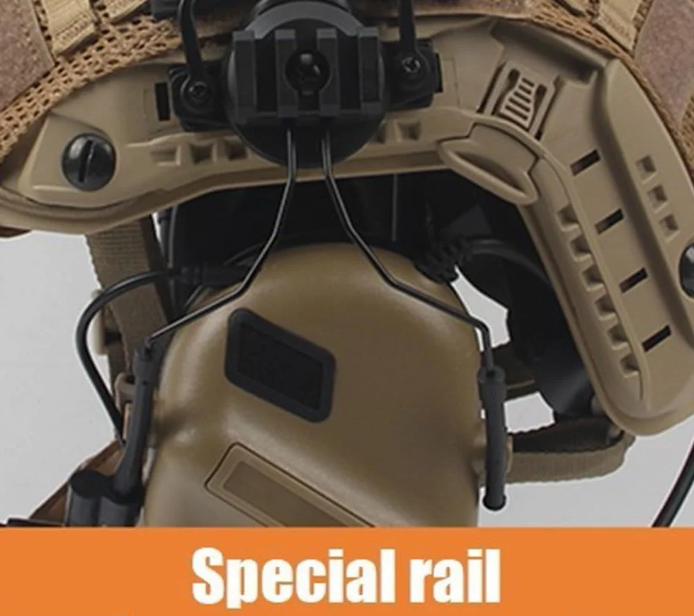 Casco Táctico Tipo PJ Ligero, Casco De Paintball Universal Equipo Estilo Militar con Auriculares Tácticos Y Cubierta De Casco para Paintball Deportes Al Aire Libre Caza Tiro