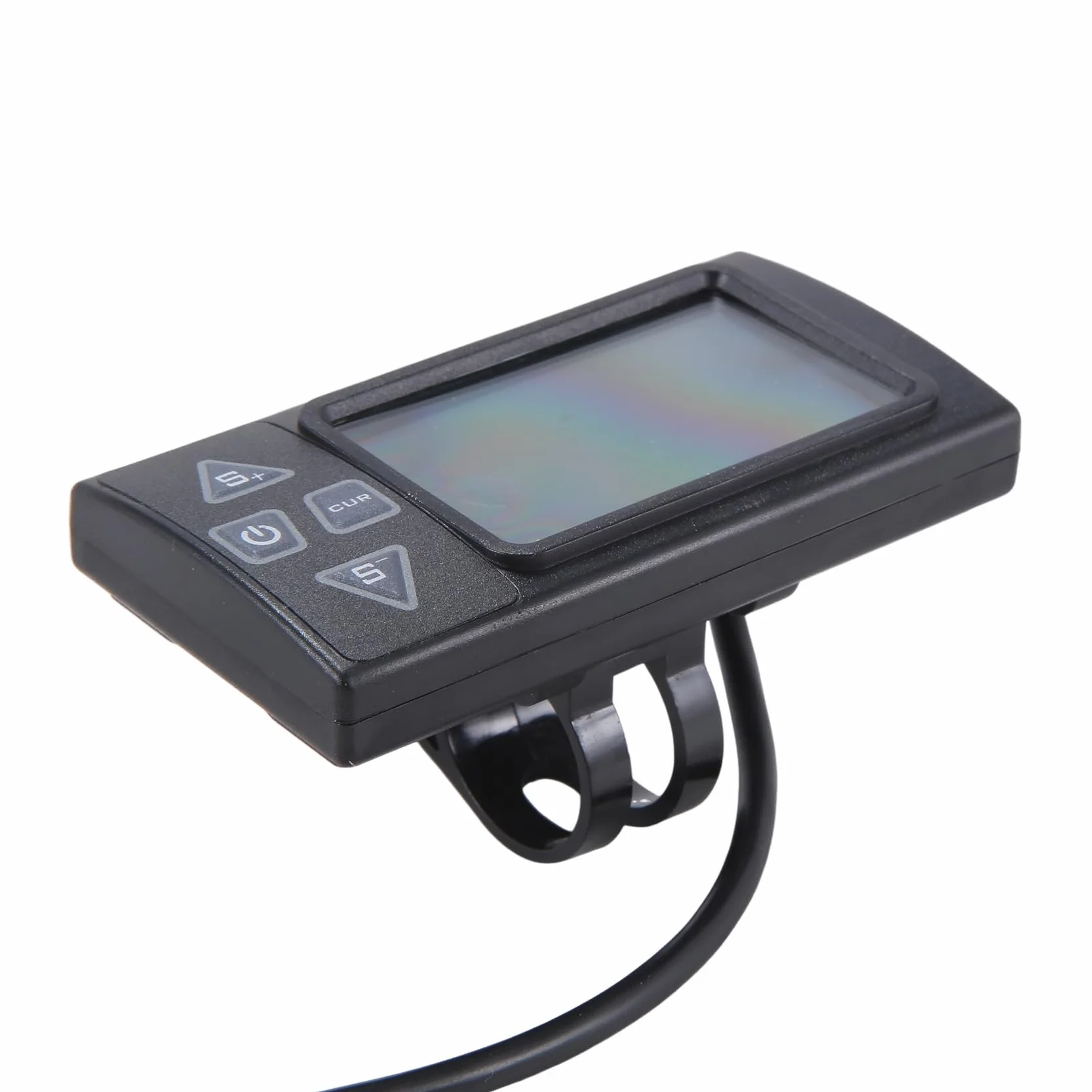 Bicicleta Eléctrica S861, Medidor con Pantalla LCD Colorida, IP65, Resistente al Agua, Enchufe Macho de 6