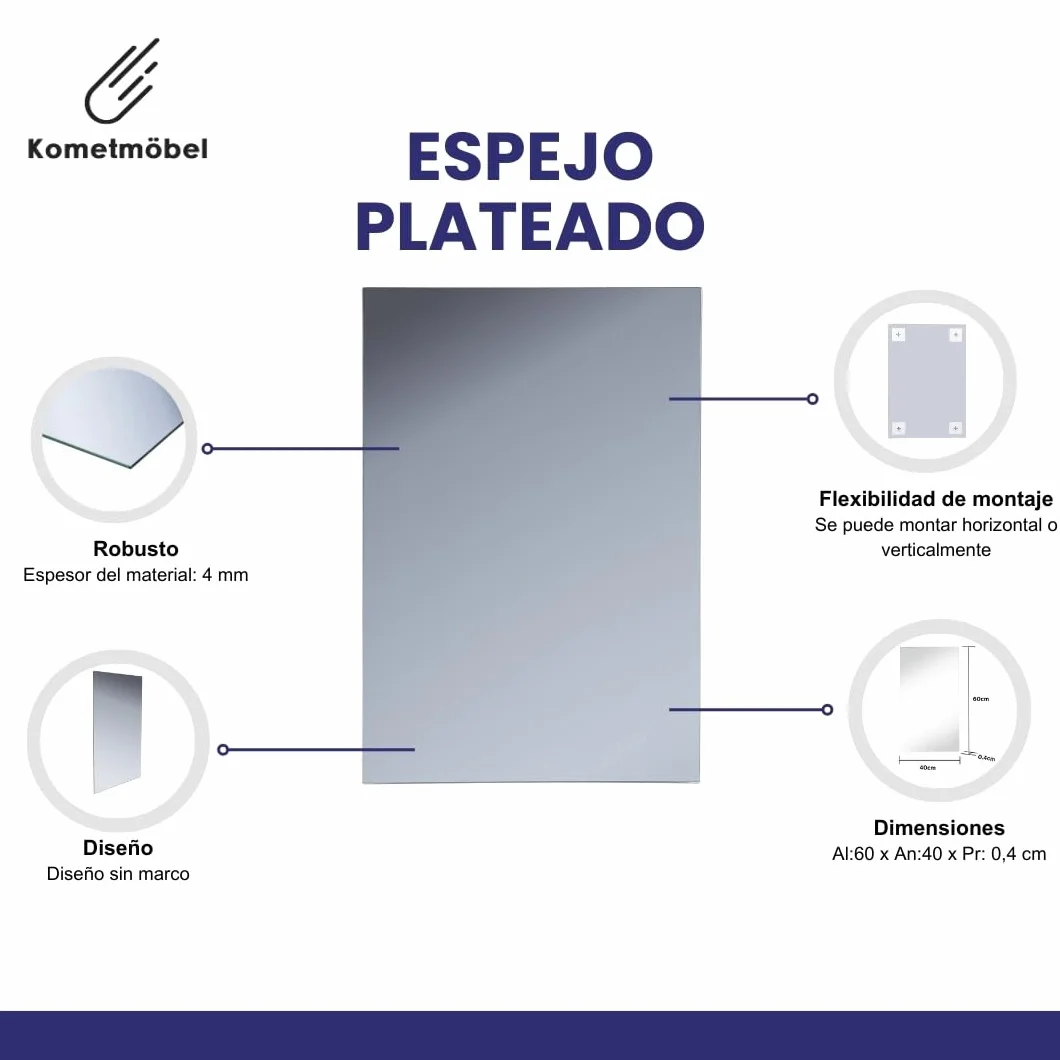 Conjunto Mueble de baño 40 cm con Lavabo y Espejo 100% montado de fábrica (Roble 40cm, con Espejo)