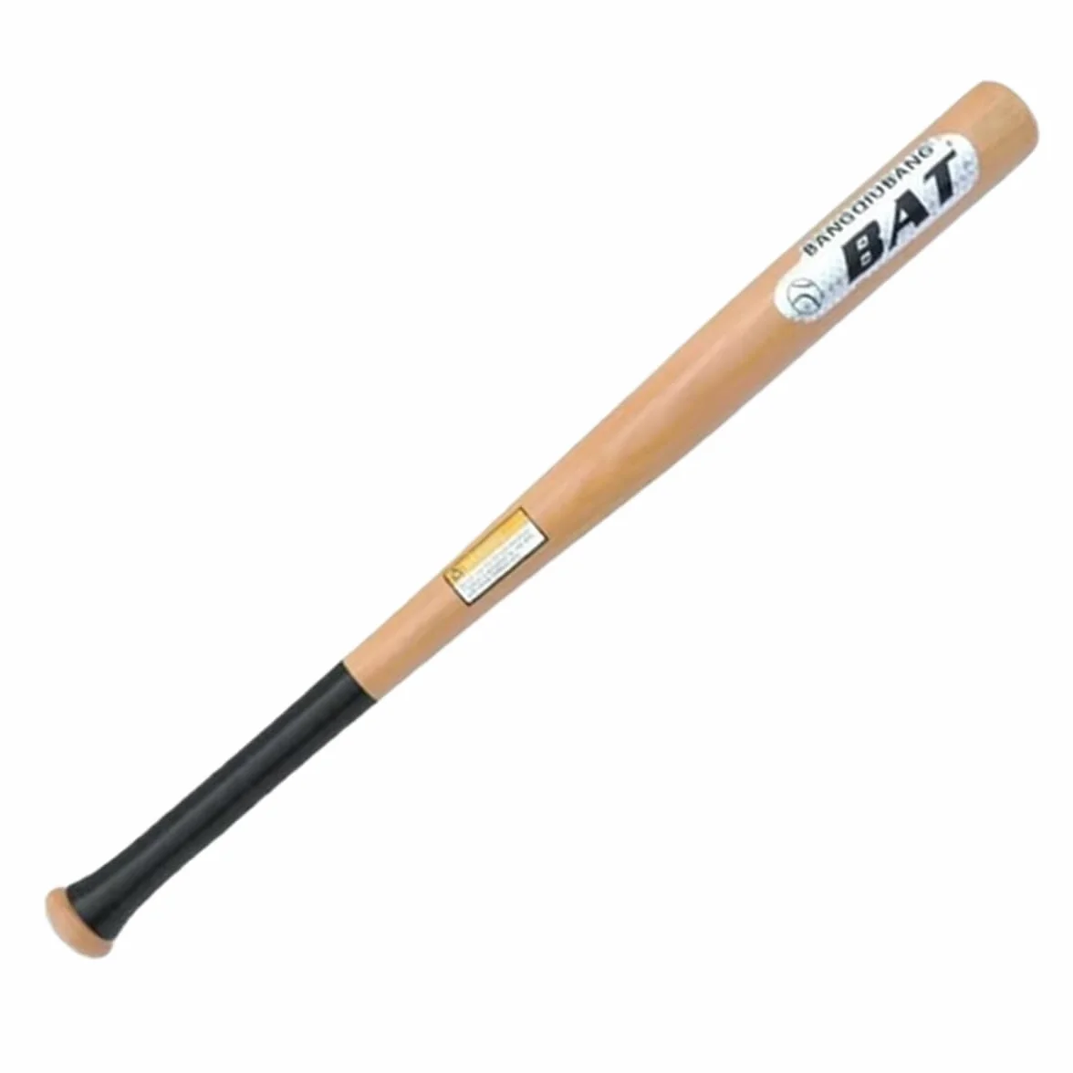 Bate de Béisbol de Madera Maciza 71,12cm(28 Pulgadas) Mango Antideslizante Entrenamiento Peso
