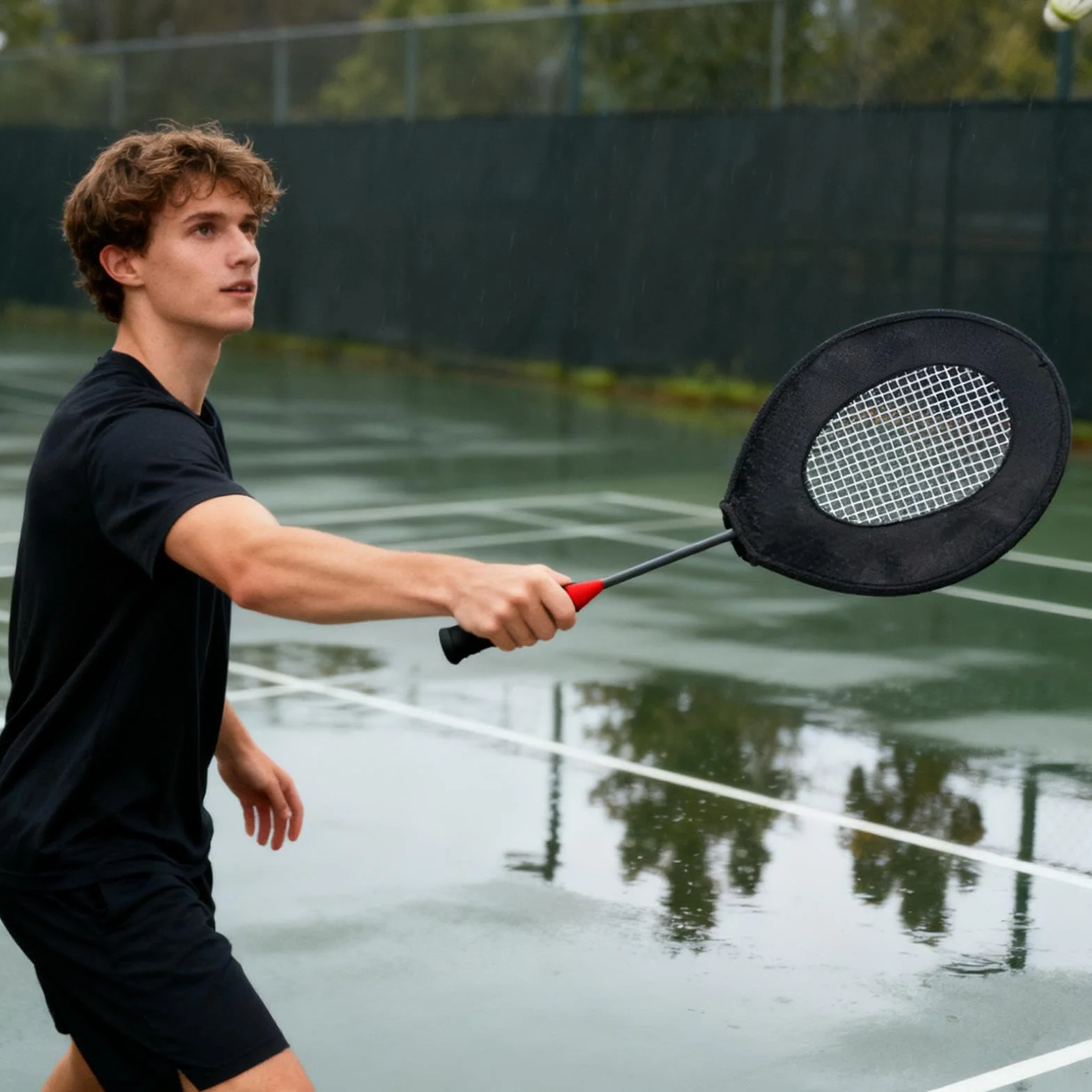 Cubierta Para Entrenamiento Para Raqueta De Bádminton, Funda Para Práctica
