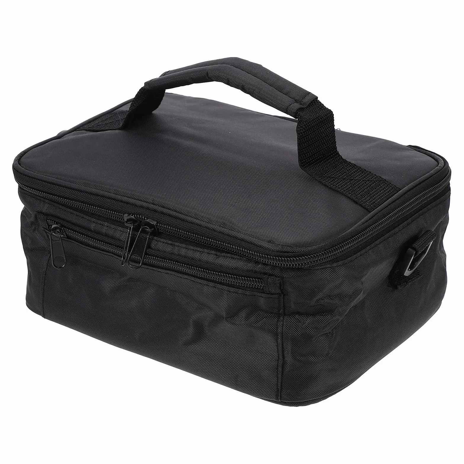 Artibetter Bolsa Térmica para Almuerzo 12v para Coche Calentador Portátil de Alimentos Aislamiento de Oxford Bolsa Calefactora Negra Adecuado para Viajes Oficina y Picnic