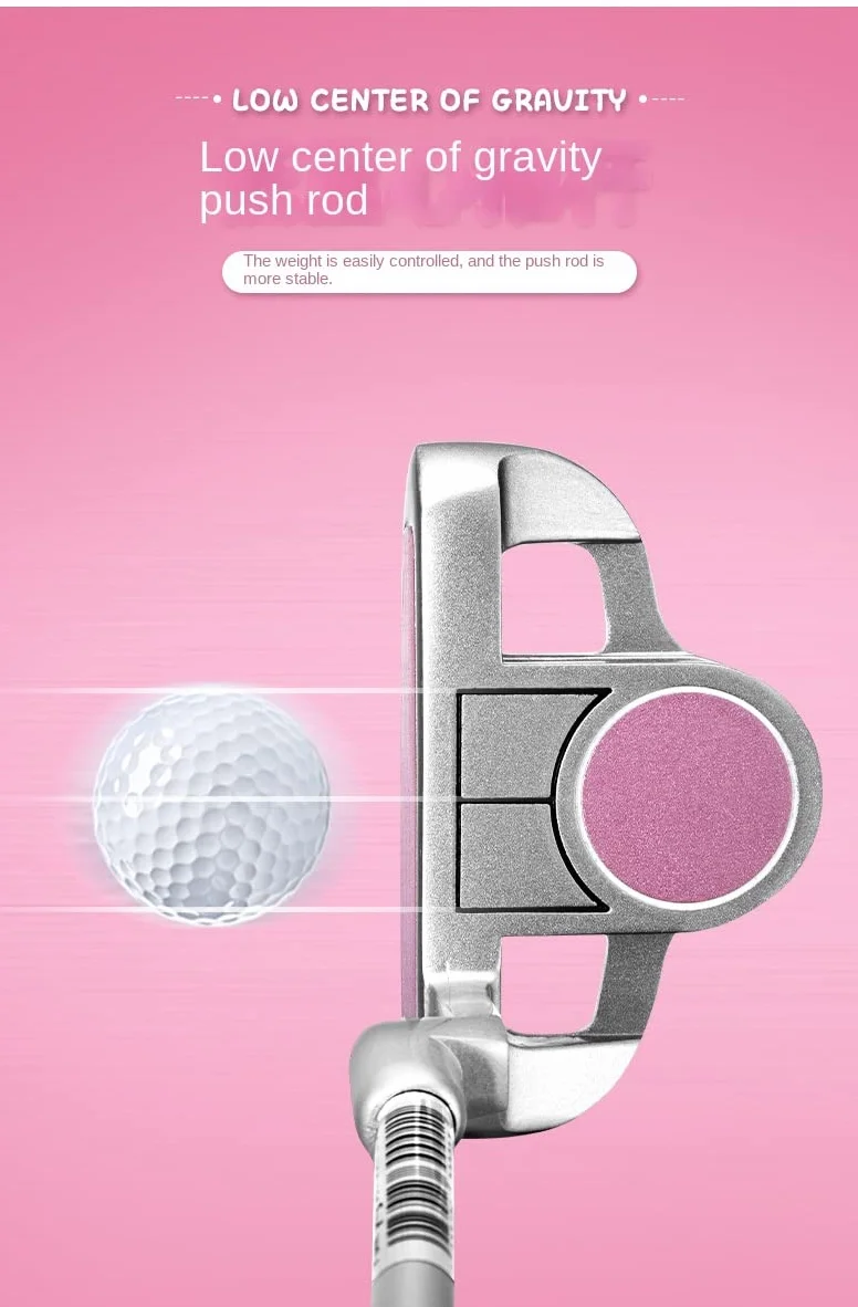 Putter de Golf Junior para Niños y Niñas, Precisión, Principiantes, Hoja, Entrenamiento Deportivo