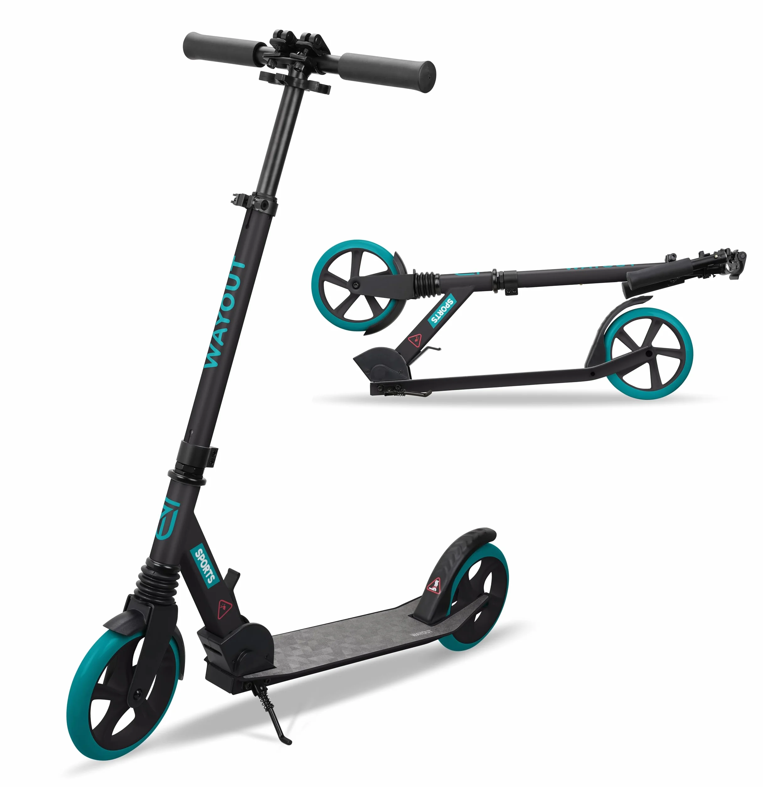 Patinete Urbano Ajustable con Ruedas 200MM y Suspensión para Niños