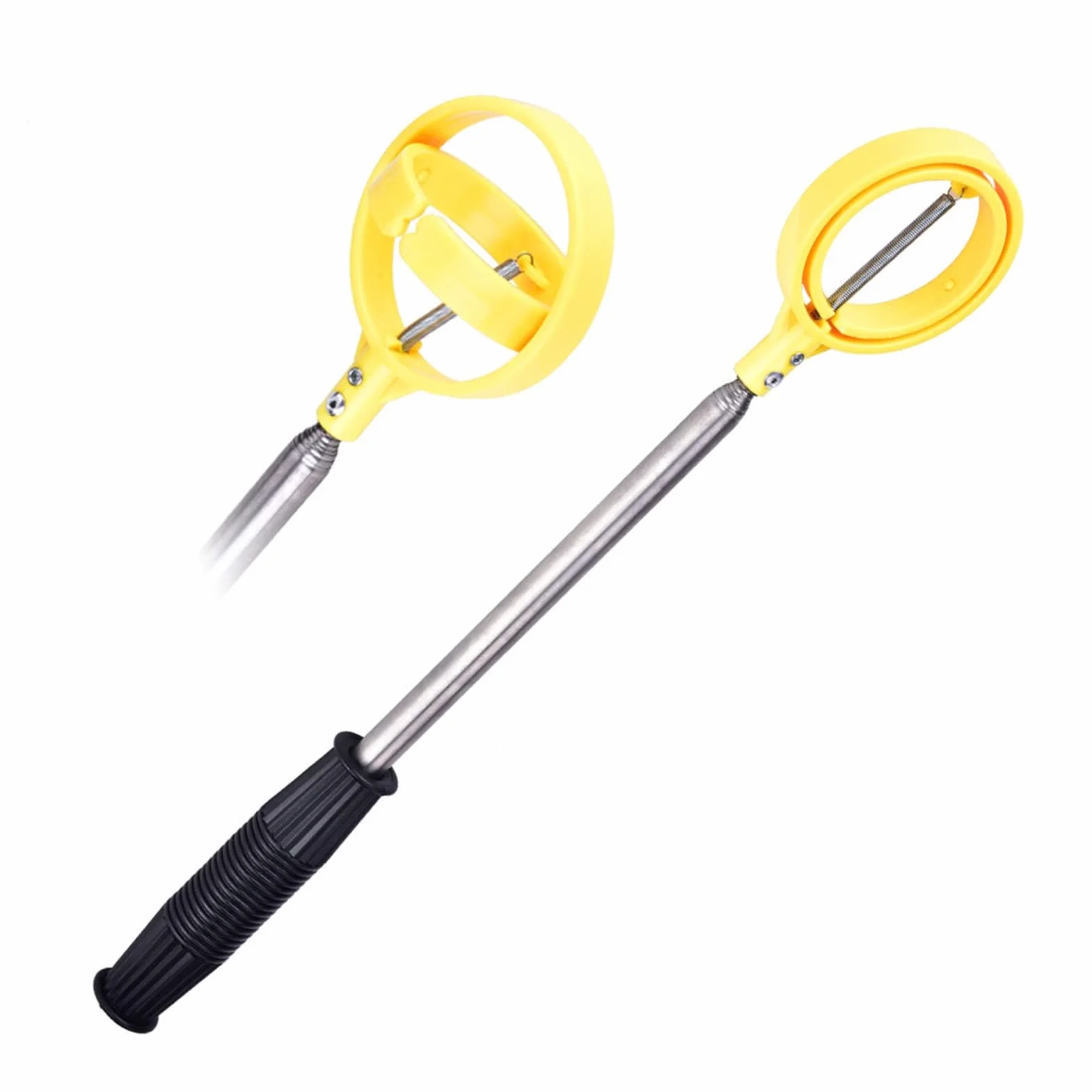 Cocoarm Pelota de golf Retriever, acero inoxidable, telescópica, pala de golf. Pala de recogida para putter, accesorios de golf, regalos para golfistas, 39-215 cm
