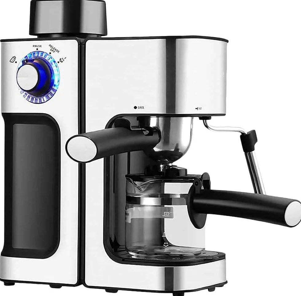 Vaporizador de Leche Batidora de Leche Calentador de Leche Máquina de café espresso multifuncional para hacer capuchino con vaporizador de leche, juego de paquete de barista con espumador de leche i