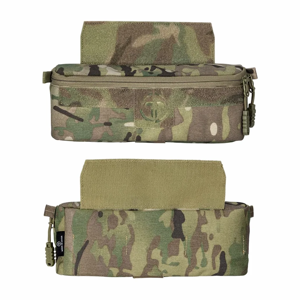 Bolsa táctica multicamuflaje nailon 500D para chaleco JPC AVS airsoft paintball