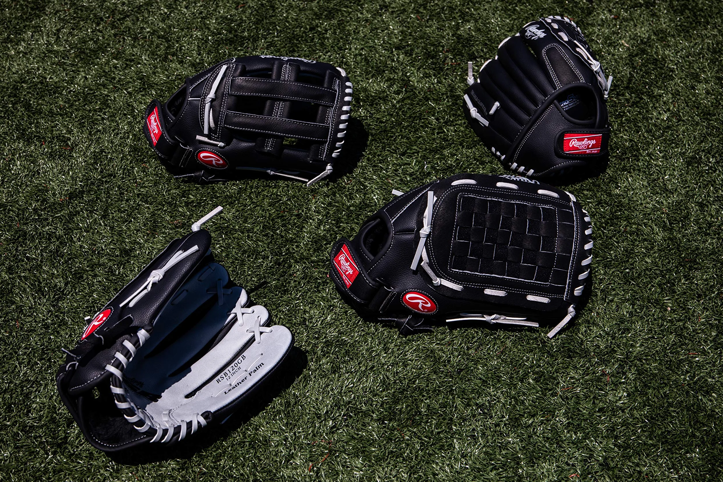 Rawlings Serie RSB Guantes de Sóftbol para Adultos Lanzamiento Rápido/Lento