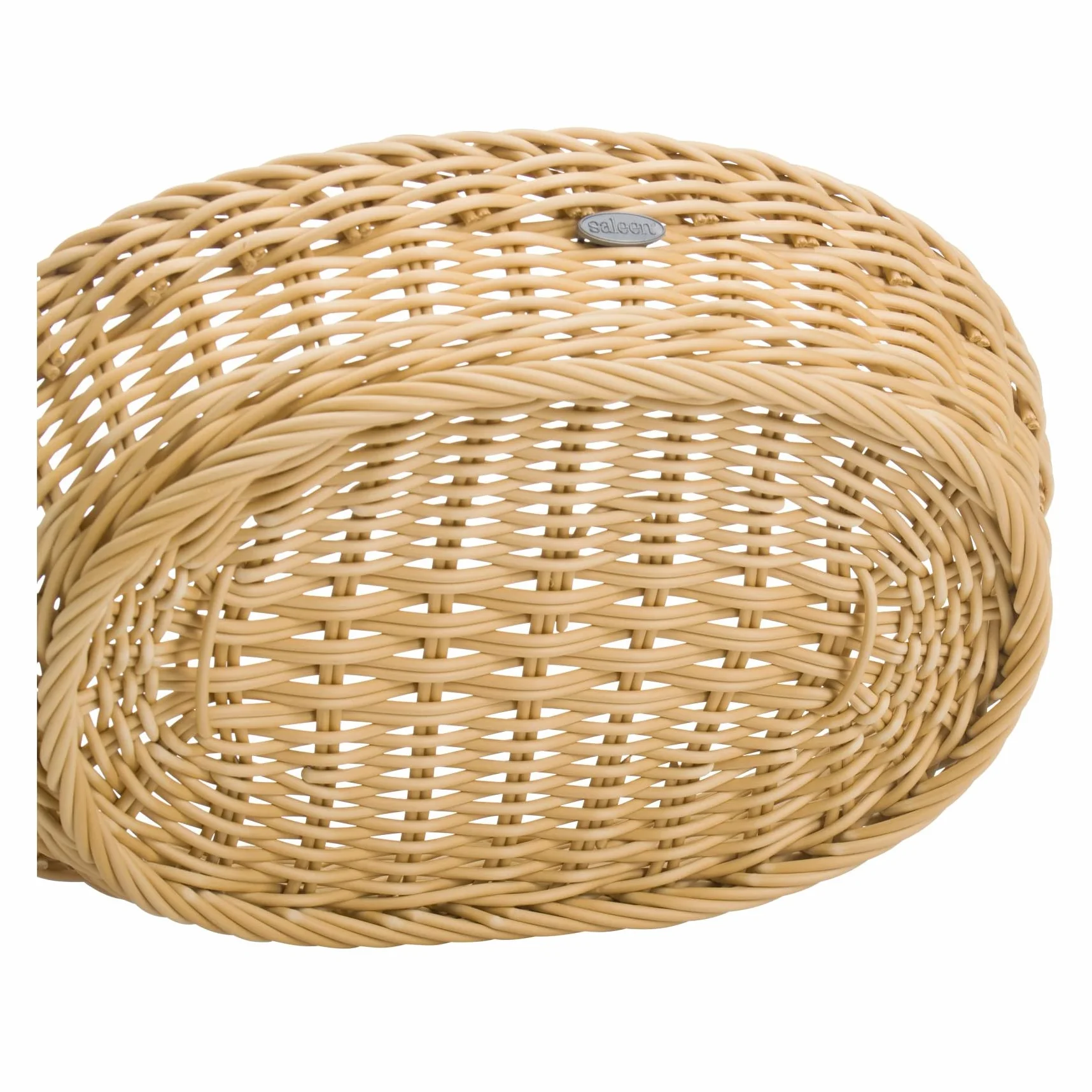 Westmark Cesta multiusos, Apto para hostelería, Oval, aprox 32 x 23 x 7 cm, Fibra sintética, Edición Saleen, Beige claro, 02010730101