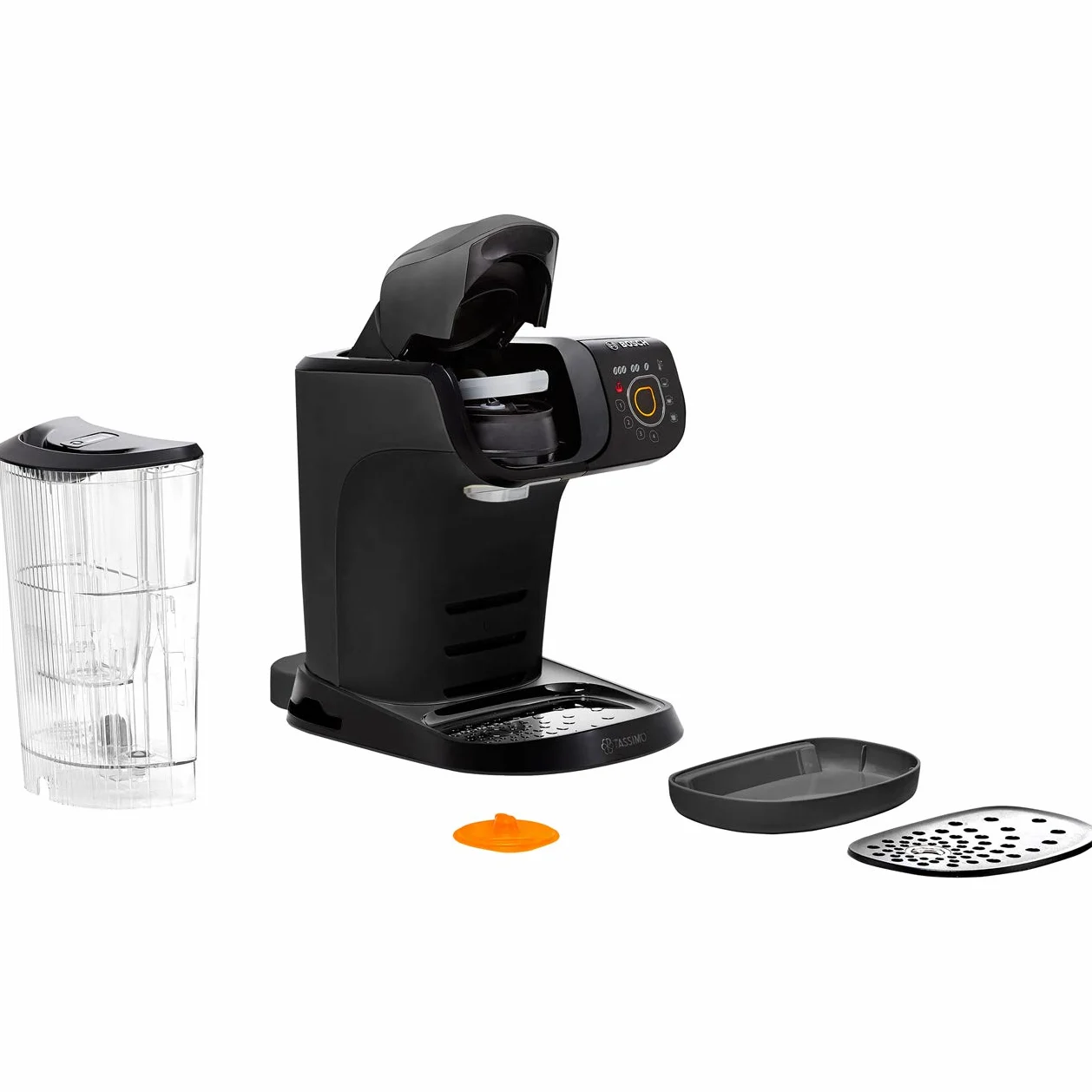 TASSIMO Bosch My Way 2 TAS6502GB - Cafetera (1500 W, 1,3 L), color negro
