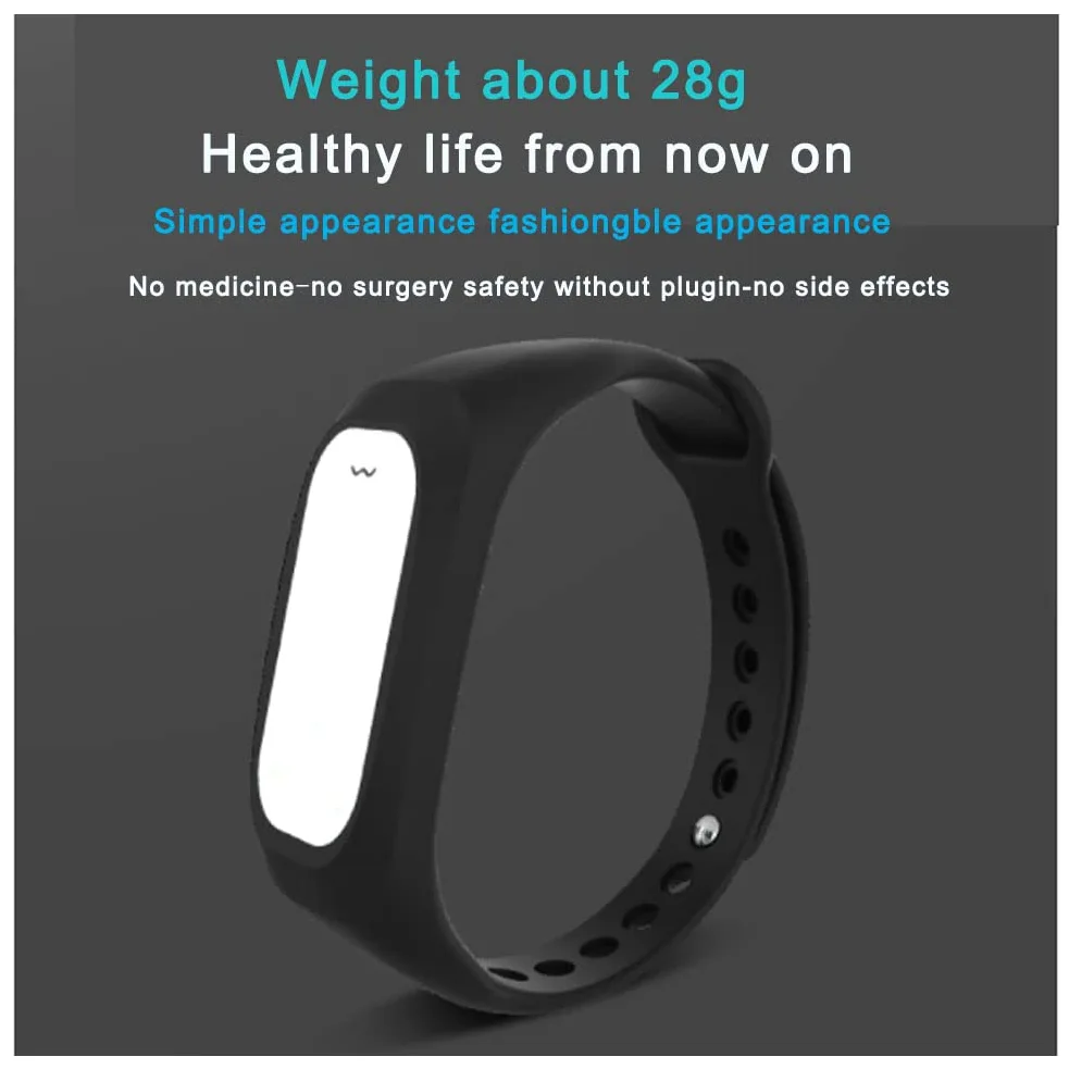 GJXJY Anti ronquidos Pulsera USB, 2021 Dejar para Roncar Dispositivos Antirronquidos Reloj Antirronquidos con 3 Engranaje Ajustable para Mujeres Y Hombres(Color:Negro)