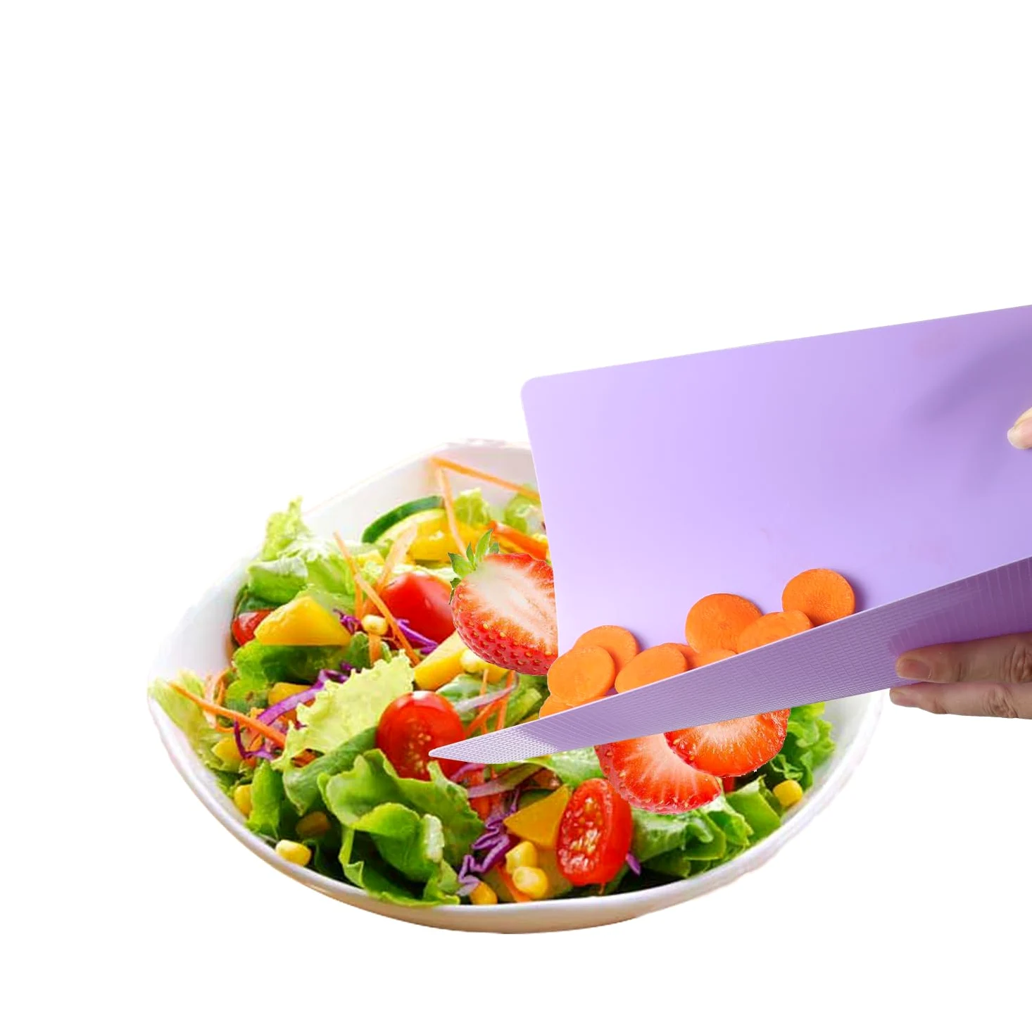 7 alfombrillas flexibles para tabla de cortar, tablas de cortar de plástico para cocina, hojas de tabla de cortar para carne y verduras, aptas para lavavajillas