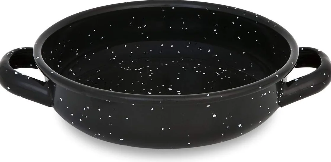 Menax - Cazuela Mini - Paellera Mini en Acero Vitrificado - Set de 6 - Diámetro 16 cm