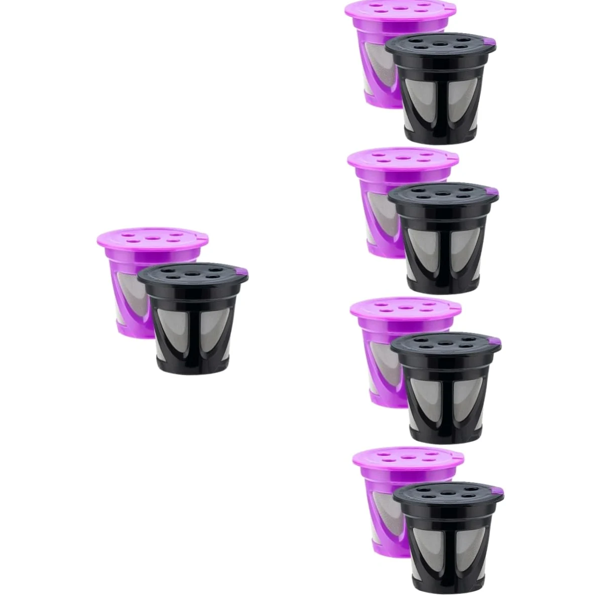 LIFKOME 10piezas De Café Recargables Reutilizables De Filtros De Café Compatibles Accesorios Resistente y De Limpiar