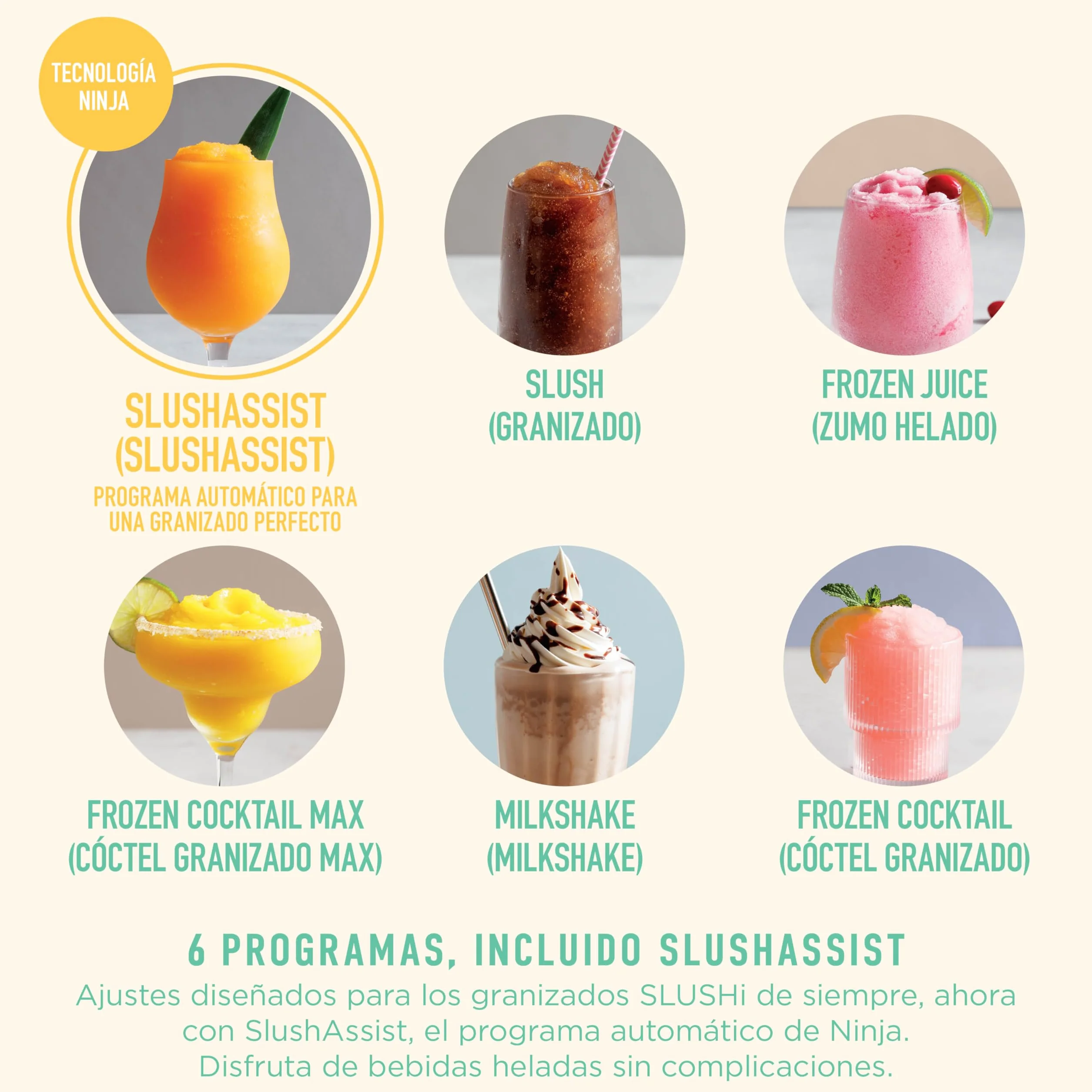 Ninja SLUSHi XL Máquina de bebidas heladas con tecnología SlushAssist, capacidad extragrande de 3,7 l (llenado máximo de 2840 ml), prepara granizados, cócteles helados y mucho más, rosa FS601EUPK1
