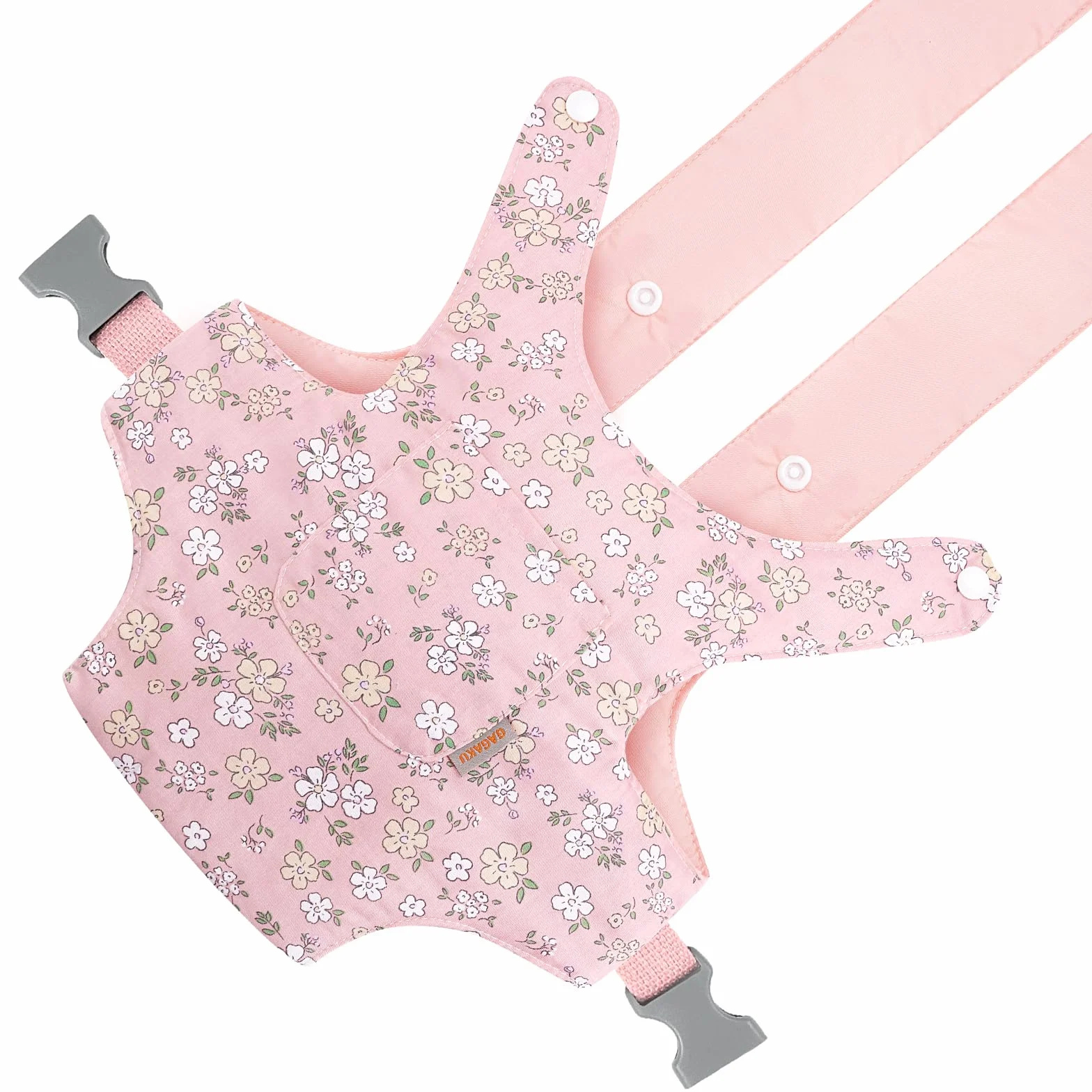 GAGAKU Transportador de muñecas para niños pequeños, portabebés, Rosa Flores de Pera