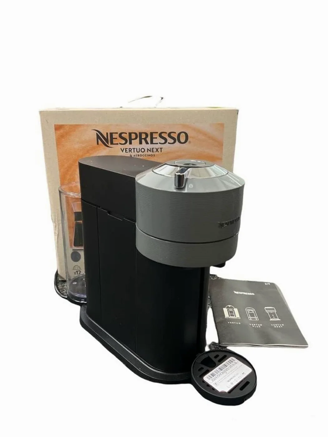 Nespresso De'Longhi Vertuo Next Deluxe by De'Longhi con Aeroccino - Cromo