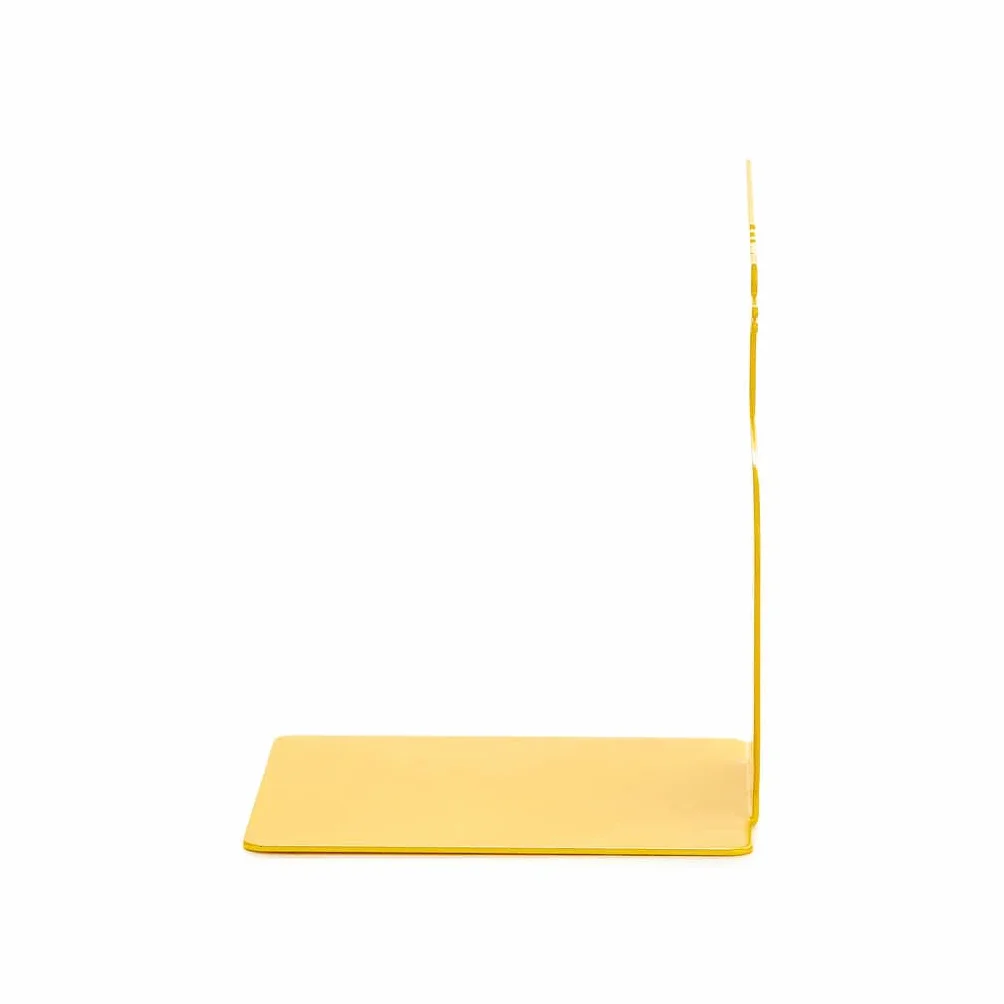 Balvi Sujetalibros Ramen Color Amarillo Diseño Original con Forma de Ramen Metal