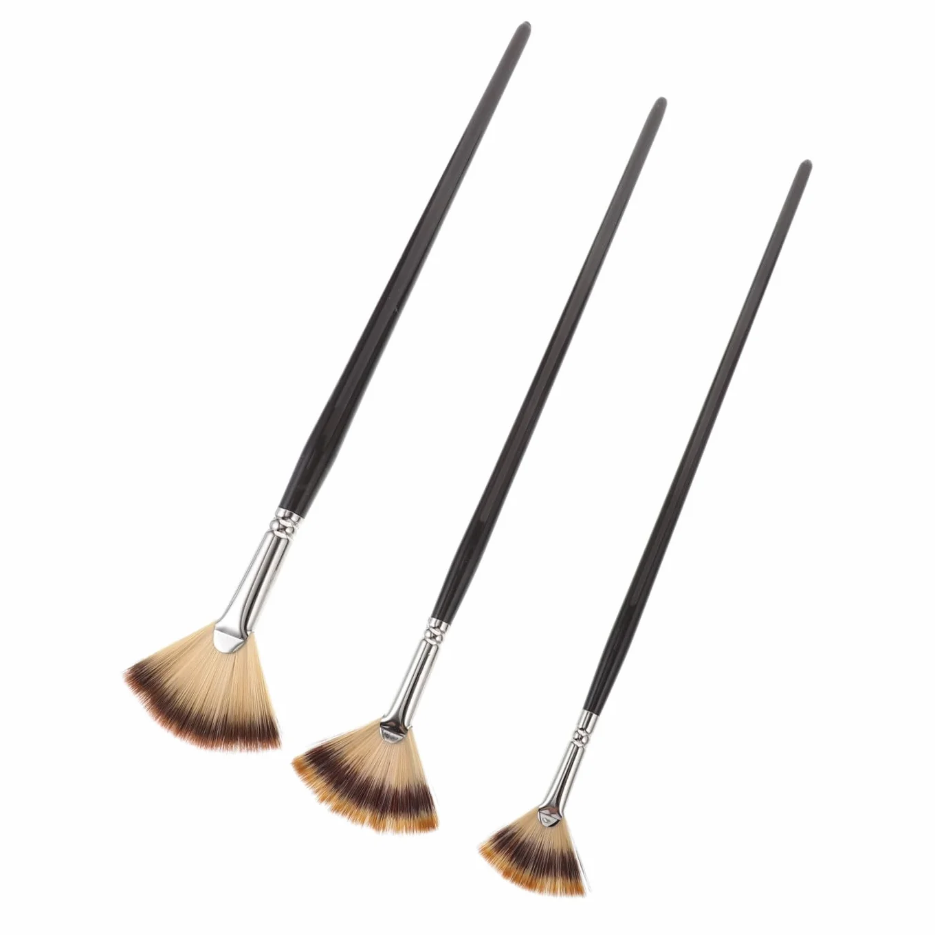 minkissy 9piezas Pinceles De Pintura Madera para Acrílico y Óleo Set De Pinceles Artísticos Multiusos para Principiantes y Artistas Desarrollo