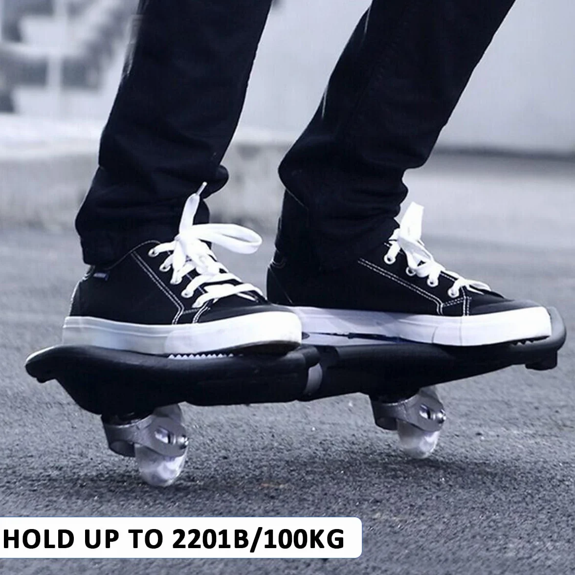 ERNAN Waveboard Infantil con Ruedas LED, Torsion Skateboard Double Deck para Niños