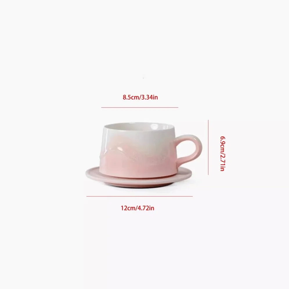 Tazas Cafe Taza De Café Bajo Vidriado Cerámica Hecha A Mano Mug Cups