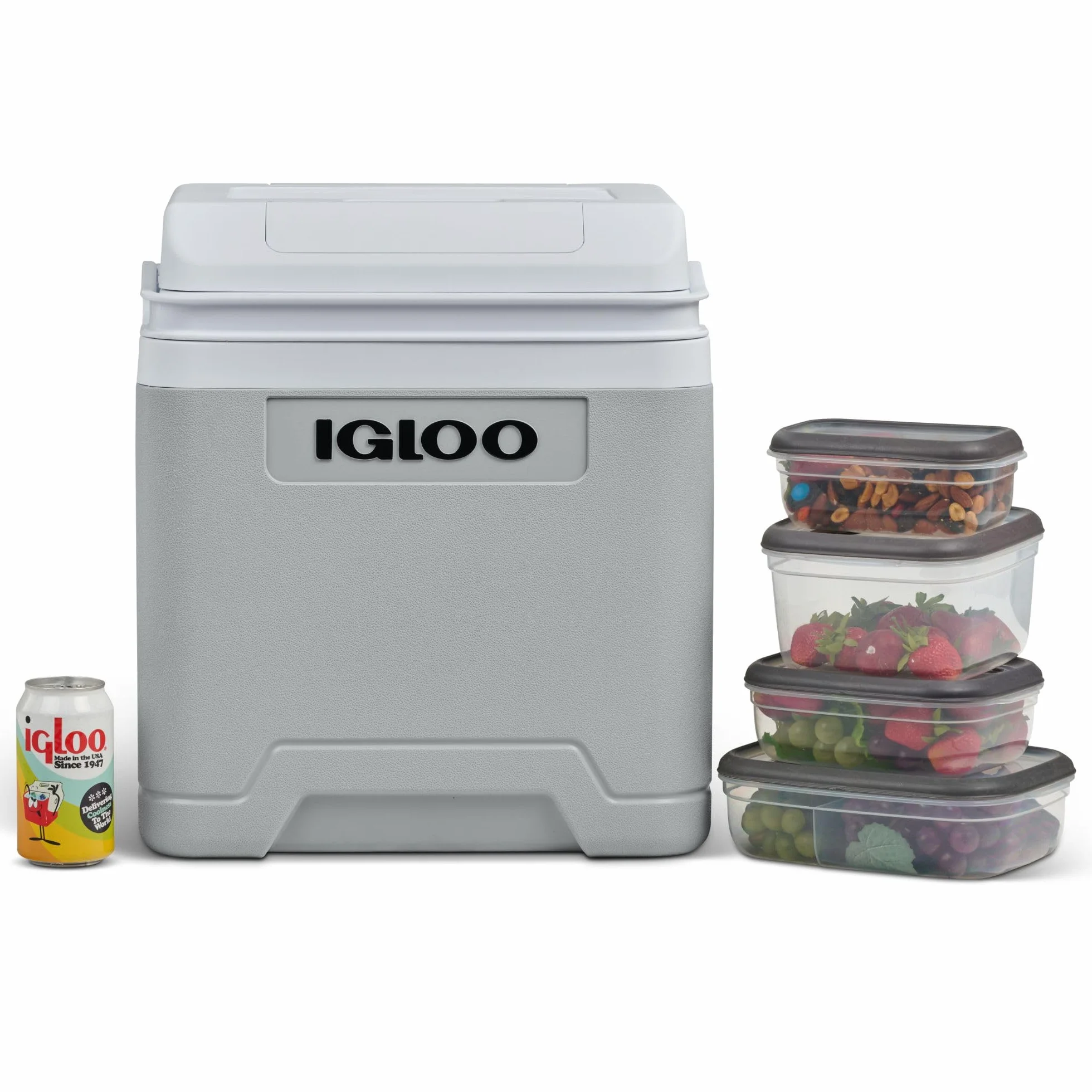 IGLOO IE27 Nevera Eléctrica 12V 230V 27L Mini Frigorífico Compacto Portátil