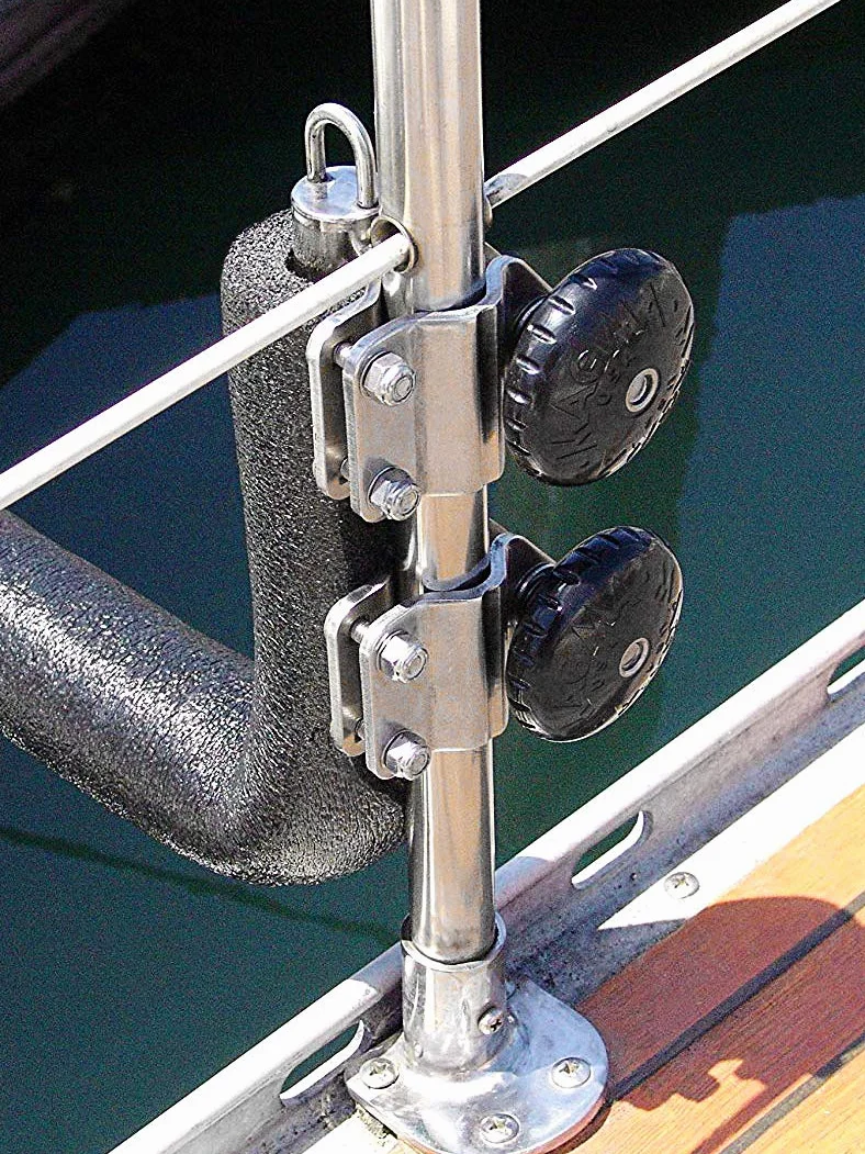 MAGMA Products R10-626 Removable Rail Mounted Kayak/Sup Rack Soporte Barco, Acero Inoxidable Pulido