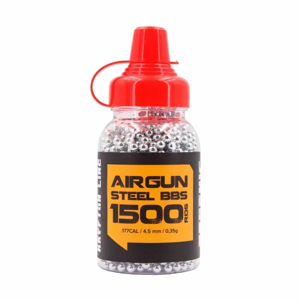 Arsenic Kripton Bolas de Acero para Aire Comprimido 4.5mm 0.35g Calibre .177 1500 Unidades Munición BB
