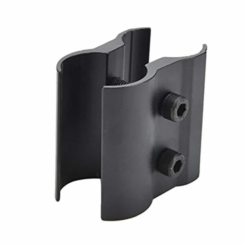 Pistola de Caza Anillo Táctico Barril Alcance Telescopio Mirilla Soporte Montaje Linterna Antorcha Laser Sight Black