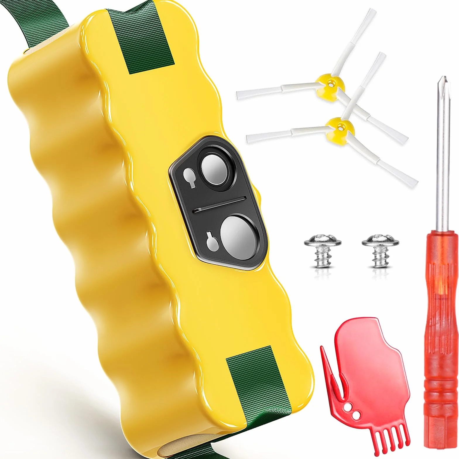 Batería de Repuesto 5500mAh Ni-MH para iRobot Roomba 500-800 Series con Cepillos