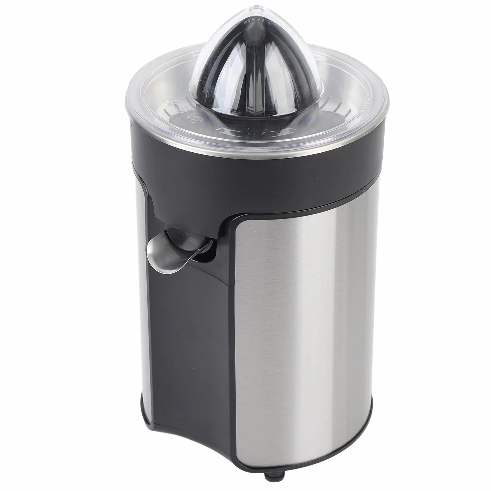 TOPINCN Exprimidor Eléctrico de Cítricos, Exprimidor Automático de Limón y Naranja de 100 W con Acero Inoxidable y Materiales ABS, para el Hogar, Cocina, Apartamento, Dormitorio (Enchufe de la UE