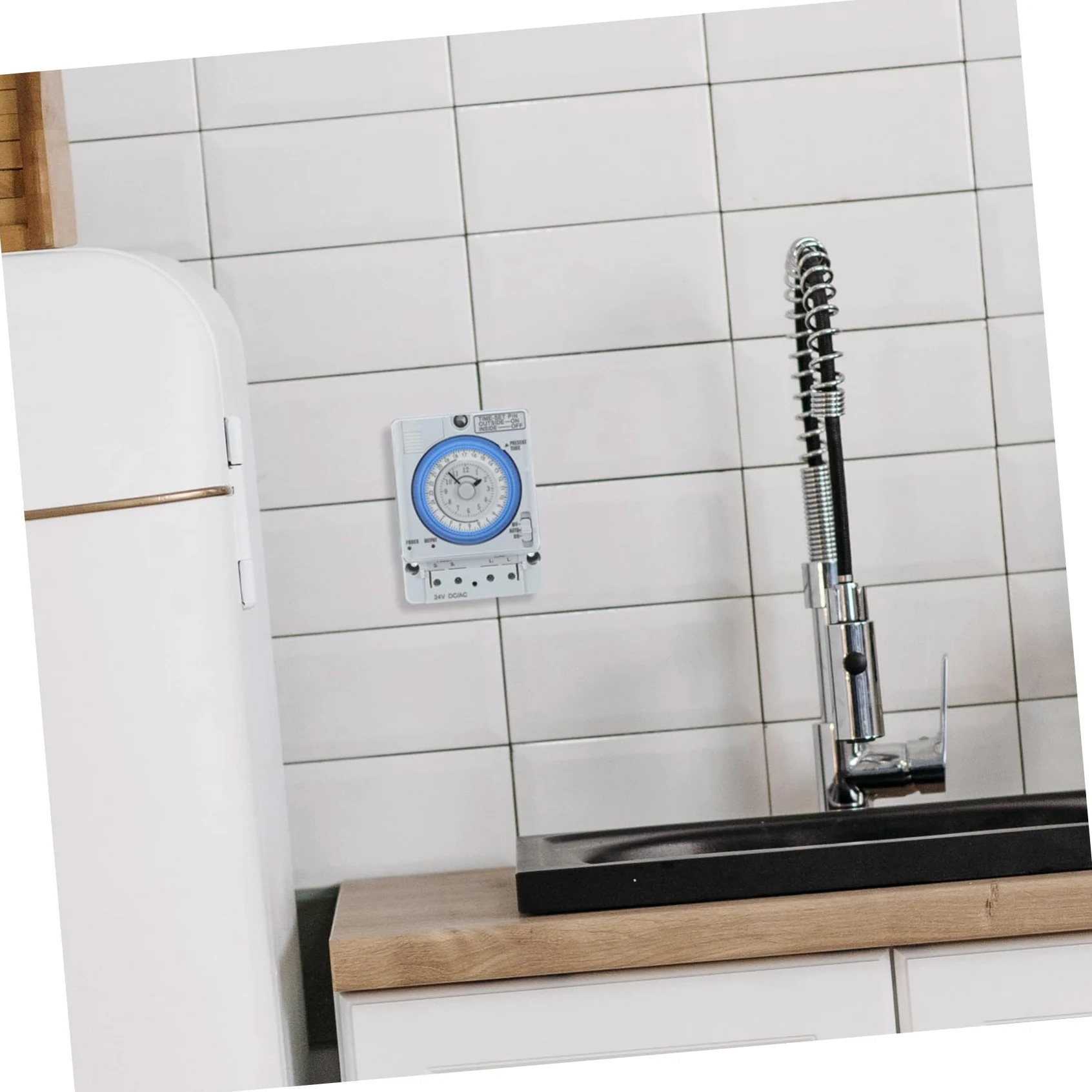 Temporizador Mecánico de Cocina Blanco Pc, Cuenta Regresiva Analógica | Uso Sencillo y Portátil, Diseño Simple, para Hornear y Preparar Pancakes Estilo Aleatorio