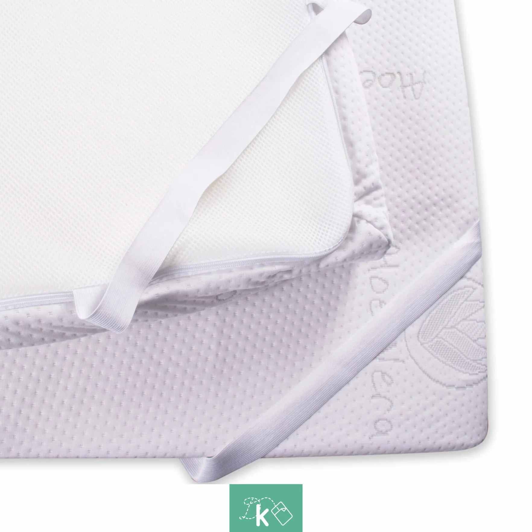 Topper Viscoelástico Sobrecolchón - Topper 105x190 cm Funda Aloe Vera - 5 cm Grosor - Transpirable