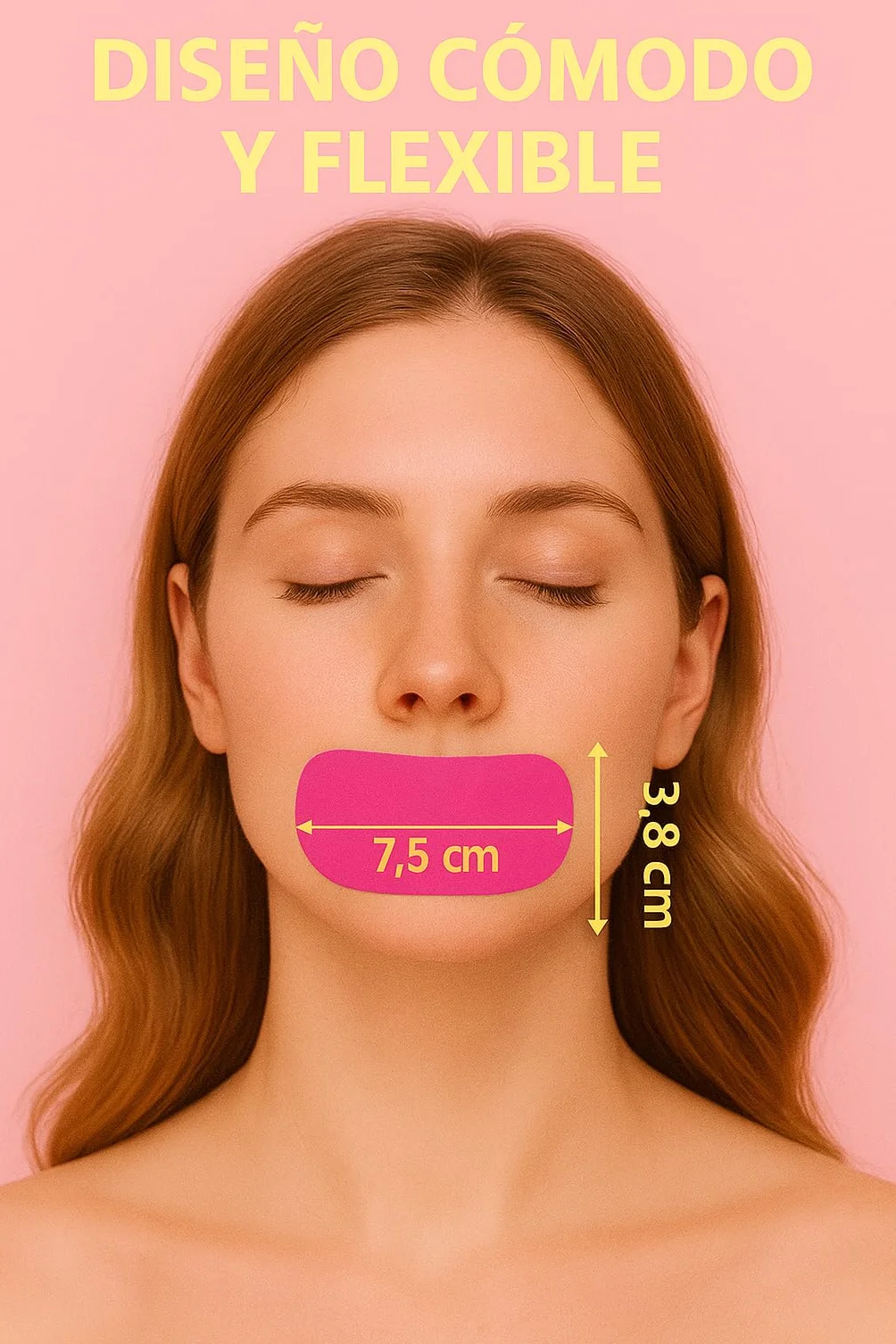 Cinta Bucal para Dormir 30 Unidades – Mouth Tape Antironquidos para Respirar por la Nariz