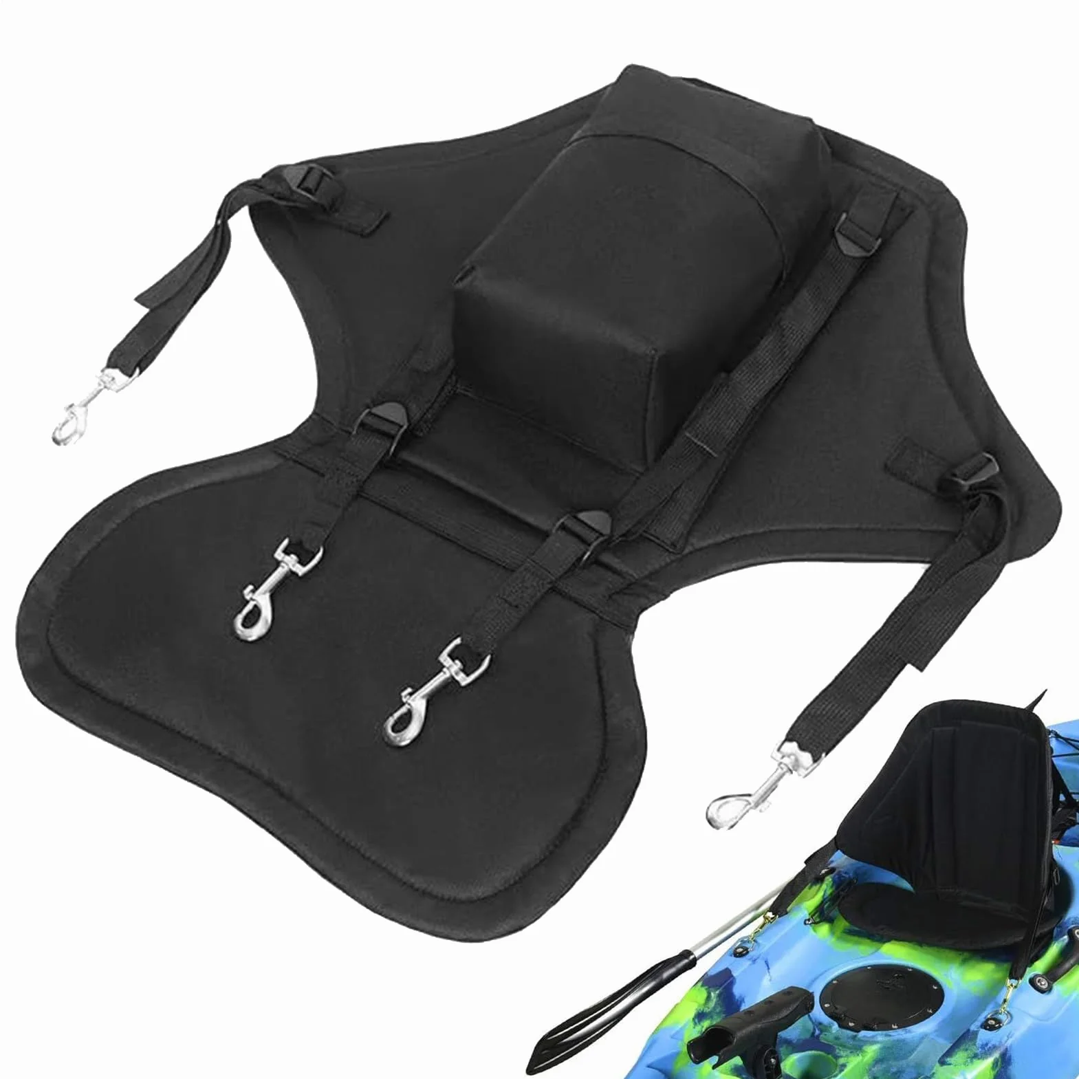 Asientos De Kayak Con Respaldo | Asiento Para Tabla De Paddle Surf | Silla Extraíble Ajustable Con Bolsa Para Tabla Paddleboard Bote Equipo Kayak Hombre Mujer Niño