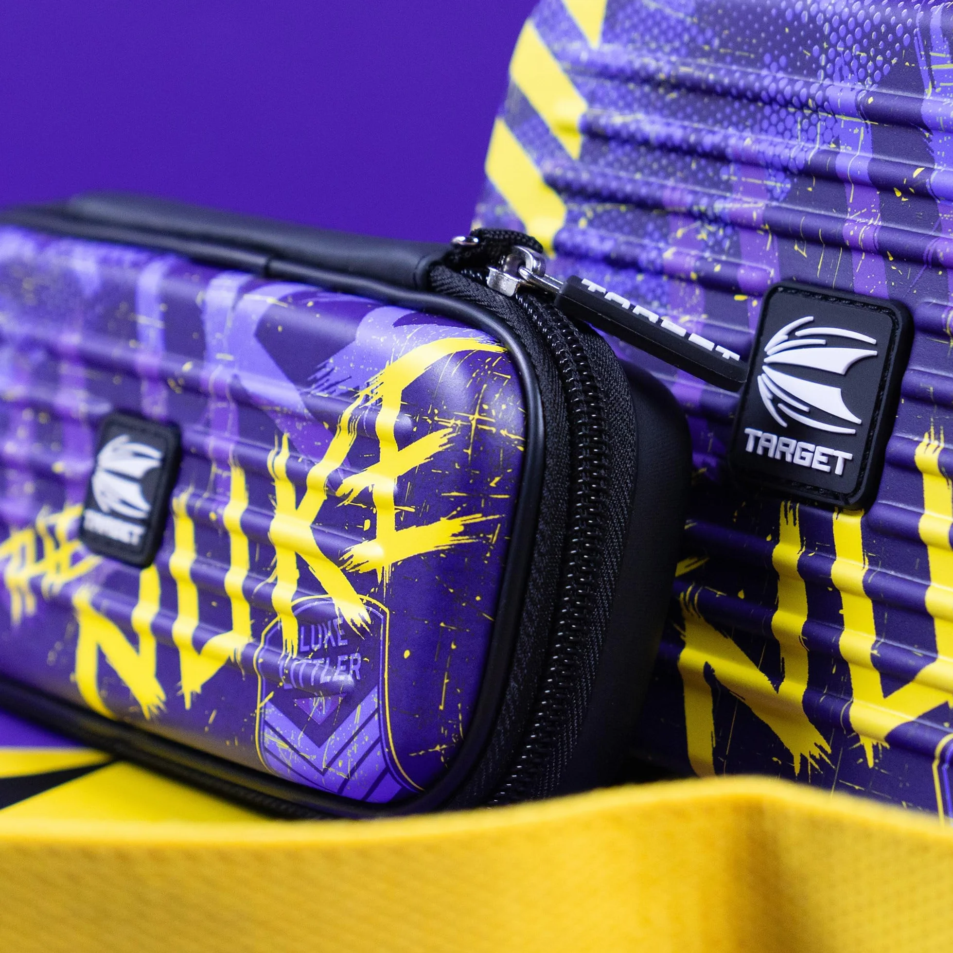Target Darts Luke Littler XL Takoma Wallet - Funda de Dardos Luke Littler, Soporte de Dardos, Cartera de Dardos XL, Estuches de Almacenamiento para Juegos de Dardos, Funda de Dardos “The Nuke”