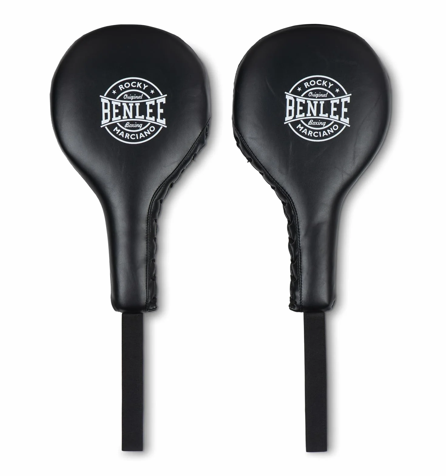BENLEE Rocky Marciano Vento Almohadillas de Entrenamiento de Piel, Negro