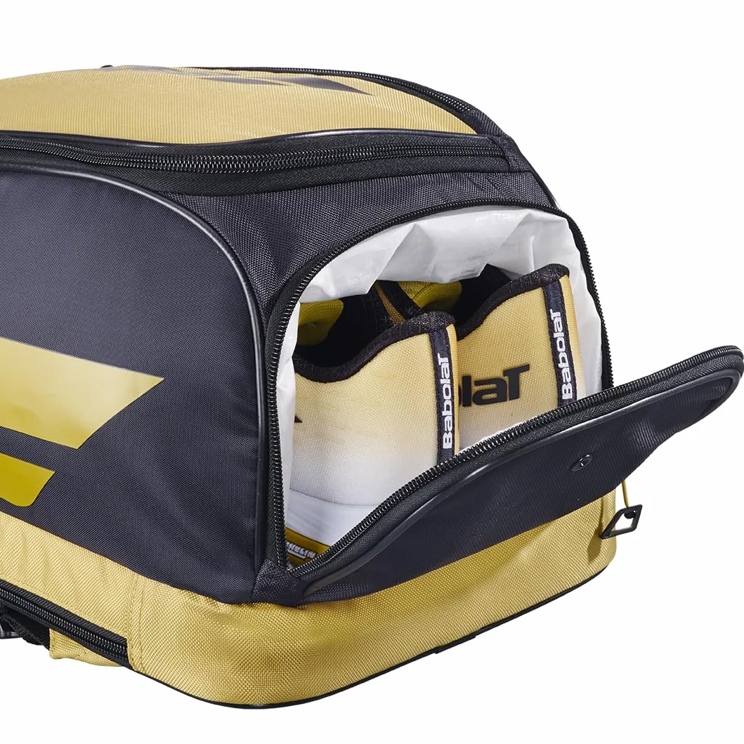 Babolat Bolsa de Tenis Kids Azul/Blanco/Rosa con Dos Compartimentos