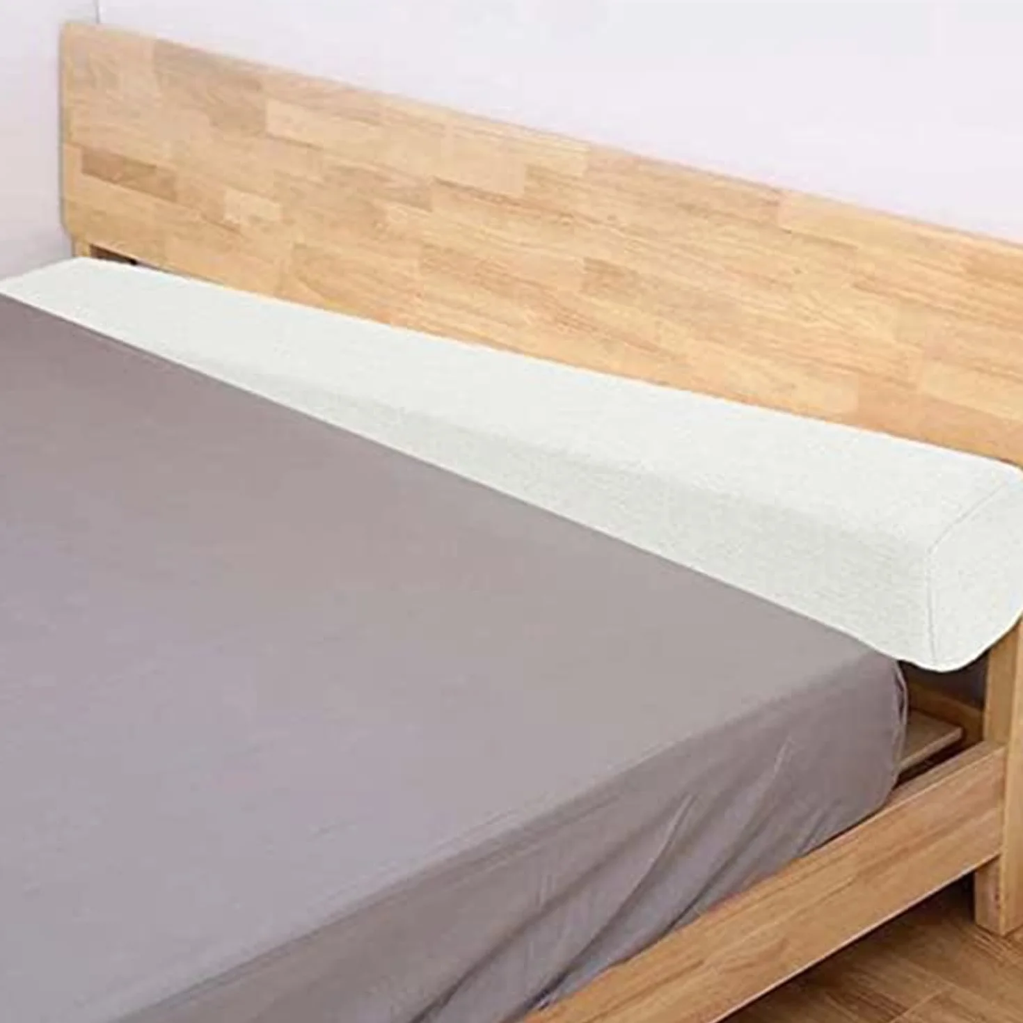 Relleno de Espacio de Cama, Cierra el Espacio Entre la Pared de la Cabecera o el Pie, Suave y Cómodo Relleno de Espacio Cama Rectangular, para Cama Individual/Doble/King(H,150x15x12cm/53x6x4.7in)