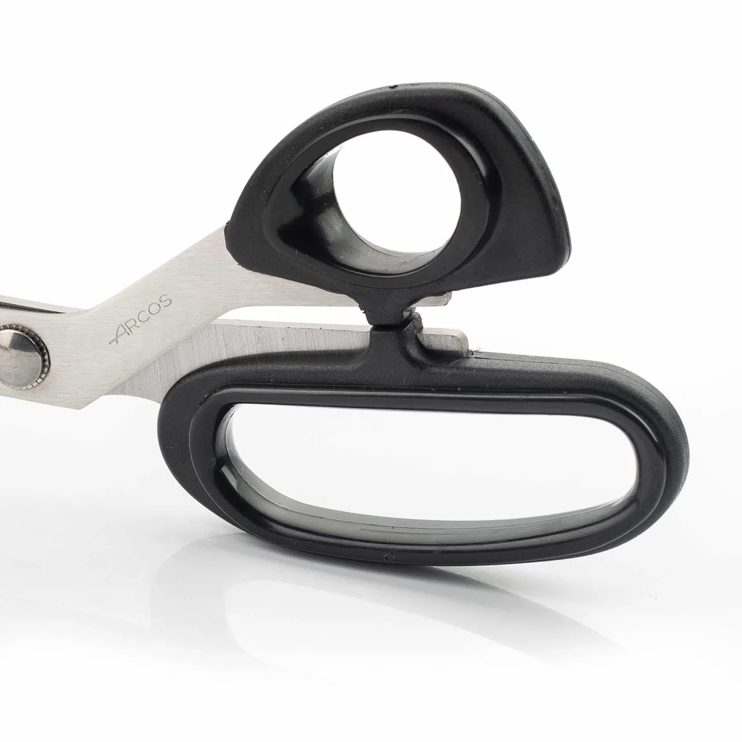 ARCOS Prochef Tijeras de Cocina de Acero Inoxidable 210mm y Mango en ABS. Tijeras para Cortar y Separar Carnes y Verduras. Color Negro
