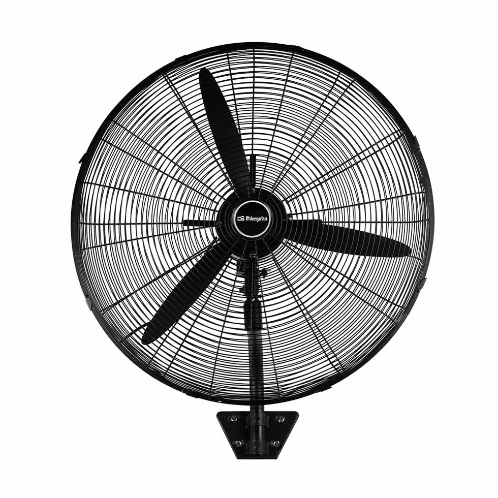 Orbegozo Ventilador industrial de pared WF 0167, 150W, 3 niveles de potencia, función oscilante. Diámetro de aspas 65cm, 3 aspas.