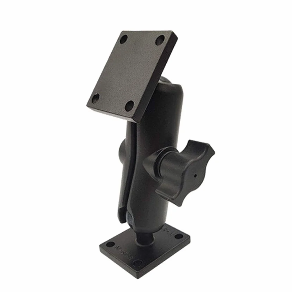 zkm Base de Montaje Cuadrado de Aluminio Cabeza esférica para Montaje de ram para Garmin Zumo/Tomtom Black