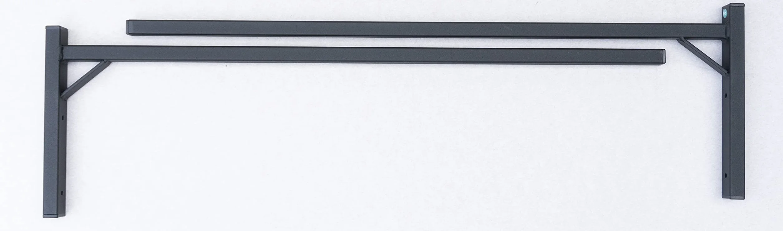 Soporte de pared de acero 82 cm para guardar maletas herramientas jardín esquís equipos deportivos tabla surf iSUP
