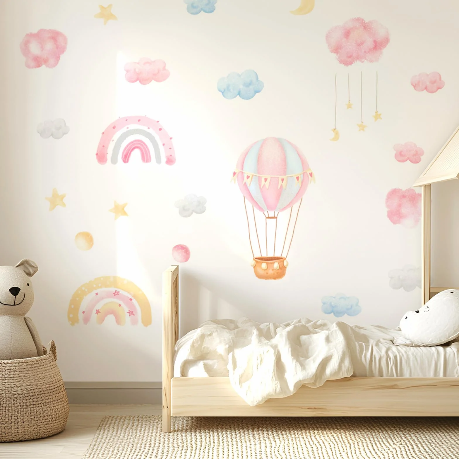 Pegatinas Pared Decorativas Extraíbles DIY Vinilos 30x90cm Infantil Guardería