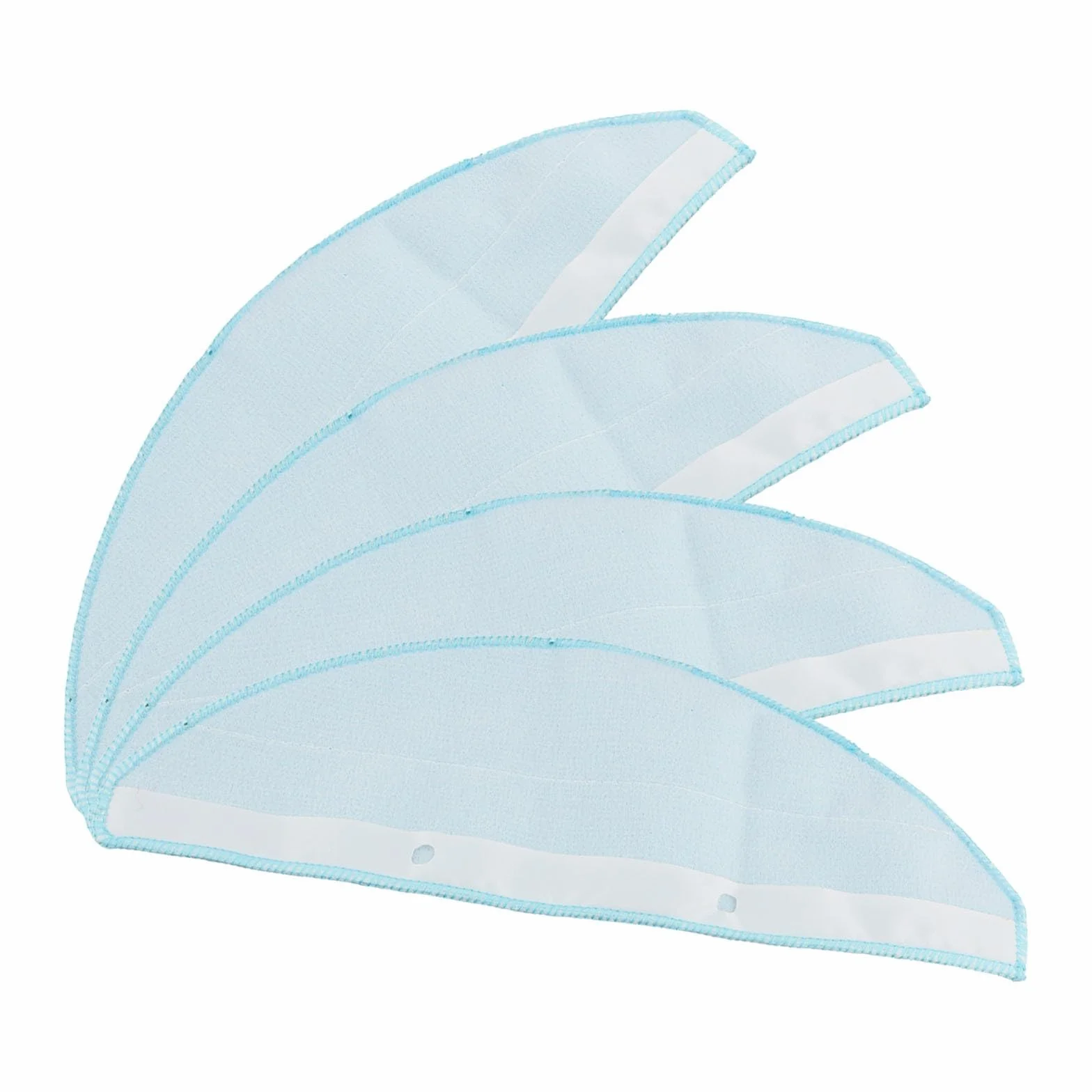 Mopa de trapo para almohadillas para Conga 8090 para aspiradora robot ULTRA / 9090 AI, paquete de 4/10 y paño reutilizable para reemplazo de almohadillas (paquete de 4)
