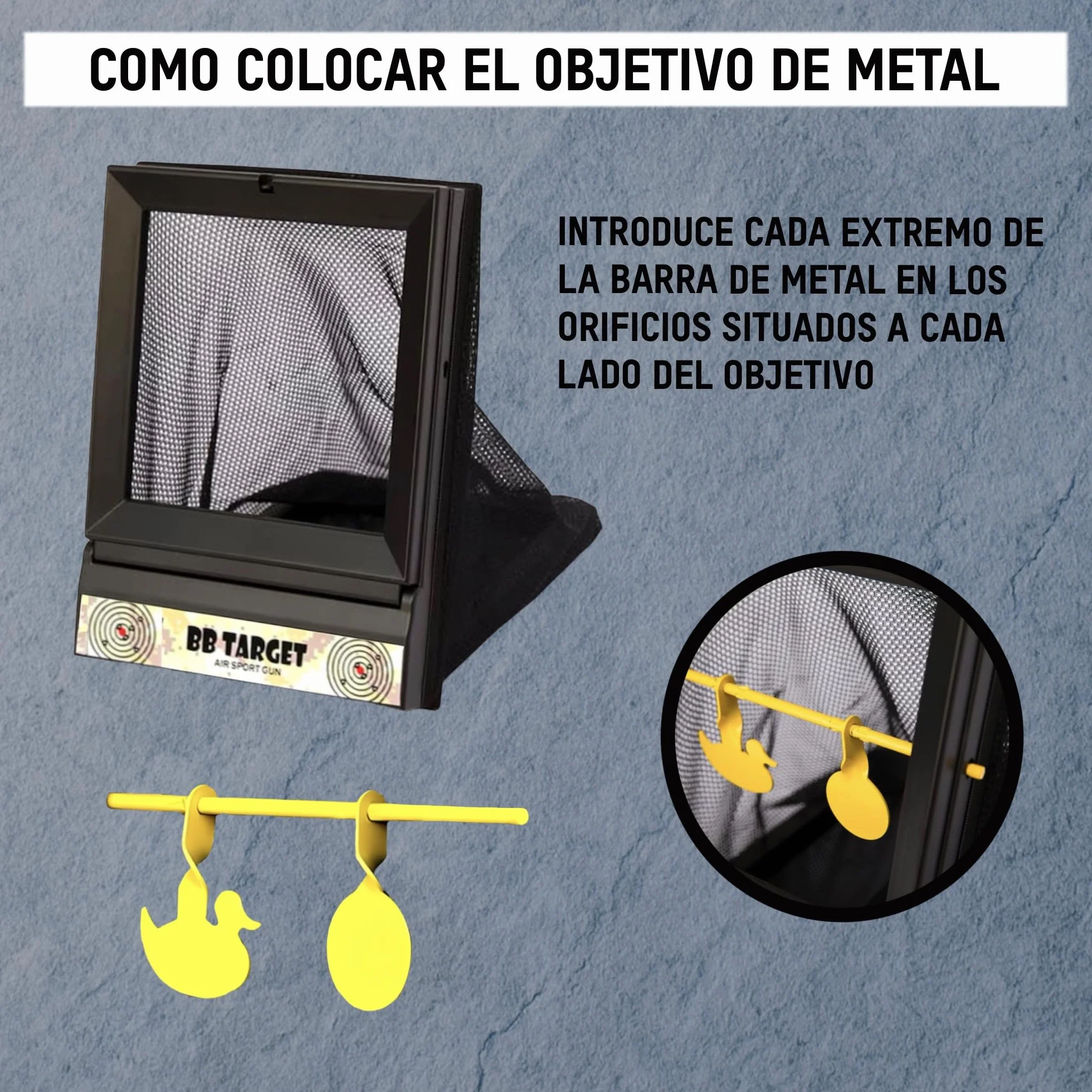 Objetivo de Tiro para Airsoft Tirachinas Red Entrenamiento Puntería Precisión